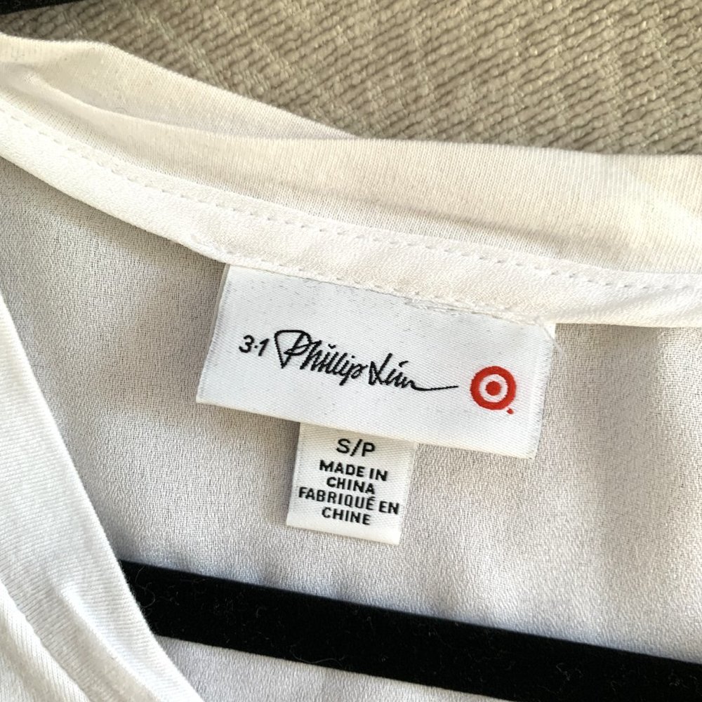 3.1 Phillip Lim for Target Distressed Tank (White) S - Picture 3 of 6